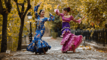 A1.21.4 Culture espagnole: La robe de flamenca